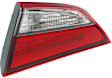 Passenger Side, Inner Tail Light, with Bulb, LED, Clear Lens