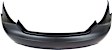 Rear Primed Bumper Cover, GL/GLS/Limited/SE Models, 4 Cyl., 2.4L Engine, With Single Exhaust System, Without Parking Aid Sensor Holes