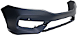Front Primed Bumper Cover, Touring Model, Sedan, With Parking Aid Sensor Holes