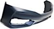 Front Primed Bumper Cover, Coupe, Without Parking Aid Sensor Holes