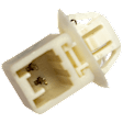Passenger Side, Inner Tail Light, with Bulb, Halogen, Clear and Red Lens, Sedan, CAPA CERTIFIED