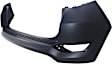Rear, Upper Primed Bumper Cover, Without Parking Aid Sensor Holes, CAPA Certified
