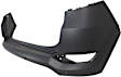 Rear, Upper Primed Bumper Cover, With Parking Aid Sensor Holes