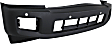 Front Primed Bumper Cover, With Fog Light Holes, With Parking Aid Sensor Holes, CAPA CERTIFIED