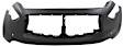 Front Primed Bumper Cover, For Models With Premium Package, With Parking Aid Sensor Holes, Without Fog Light Holes, With Navigation System