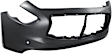Front Primed Bumper Cover, For Models With Premium Package, With Parking Aid Sensor Holes, Without Fog Light Holes, With Navigation System