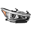 Passenger Side Headlight, with Bulb, LED, without Adaptive Frontlighting System