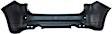 Rear Primed Bumper Cover, For Models With Premium Package, With Parking Aid Sensor Holes