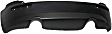 Rear Primed Bumper Cover, Base Model, Without Parking Aid Sensor Holes, CAPA CERTIFIED