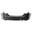 Rear Primed Bumper Cover, (14-15 Hybrid Model), CAPA Certified