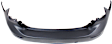 Rear Primed Bumper Cover, (14-15 Hybrid Model), CAPA Certified