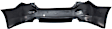 Rear Primed Bumper Cover, (14-15 Hybrid Model), CAPA Certified