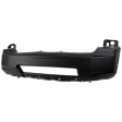 Front Primed Bumper Cover, With Molding Holes, Without Fog Light Holes, Without Parking Aid Sensor Holes, CAPA CERTIFIED