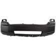 Front Primed Bumper Cover, With Molding Holes, Without Fog Light Holes, Without Parking Aid Sensor Holes, CAPA CERTIFIED