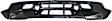 2016 Jeep Patriot 75th Anniversary 4 Cyl 2.4L - Front, Lower Textured Bumper Cover, For Models With Black Trim, CAPA Certified