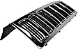 Grille Assembly, Chrome Shell With Textured Black Insert