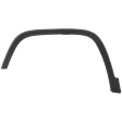 Front, Driver Side Fender Flare, Textured Black, For Models without Off Road Package, Except Trailhawk Model
