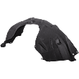 Front, Passenger Side Fender Liner, Plastic, with Insulation Foam, CAPA Certified