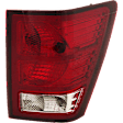 Passenger Side Tail Light, with Bulb, Halogen, Clear and Red Lens, CAPA CERTIFIED