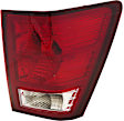Passenger Side Tail Light, with Bulb, Halogen, Clear and Red Lens, CAPA CERTIFIED
