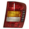 Passenger Side Tail Light, with Bulb, Halogen, Amber, Clear and Red Lens, Production Date From November 2001, CAPA CERTIFIED