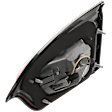 Driver Side, Inner Tail Light, with Bulb, Halogen/LED Combo, Clear and Red Lens, CAPA CERTIFIED