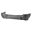 Rear Bumper Cover, Textured, Laredo/Sport Models, Without Hitch Bezel