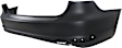 Rear Primed Bumper Cover, Sedan, Except Hybrid/GLI Models, CAPA CERTIFIED