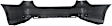 Rear Primed Bumper Cover, Sedan, Except Hybrid/GLI Models, CAPA CERTIFIED