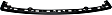 Rear, Driver or Passenger Side Bumper Trim, Textured Black, CAPA Certified