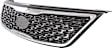 Grille Assembly, Painted Silver Shell and Insert, CAPA CERTIFIED