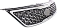 Grille Assembly, Painted Silver Shell and Insert, CAPA CERTIFIED