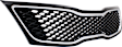 Grille, Black, 4 Cyl., 2.4L Engine, CAPA Certified