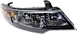 Passenger Side Headlight, with Bulb, Halogen, Hatchback/Sedan, CAPA Certified