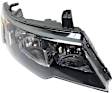 Passenger Side Headlight, with Bulb, Halogen, Hatchback/Sedan, CAPA Certified