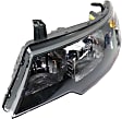 Driver Side Headlight, with Bulb, Halogen, Hatchback/Sedan, CAPA Certified