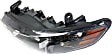 Driver Side Headlight, with Bulb, Halogen, Hatchback/Sedan, CAPA Certified