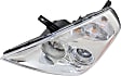 Driver Side Headlight, with Bulb, Halogen, Clear Lens, CAPA Certified