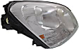 Passenger Side Halogen Headlight, With bulb(s), OE Replacement, Sedan, CAPA Certified