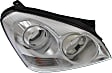 Passenger Side Halogen Headlight, With bulb(s), OE Replacement, Sedan, CAPA Certified