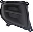 Front, Passenger Side Fog Light Cover, Black