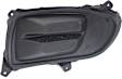 Front, Passenger Side Fog Light Cover, Black
