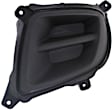 Front, Driver Side Fog Light Cover, Black