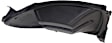 Front, Driver Side Fog Light Cover, Black