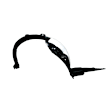 Front, Driver Side Fender Liner, Korea Built, CAPA CERTIFIED