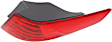 Passenger Side, Outer Tail Light, with Bulb, Halogen, Red Lens, Except Hybrid Model, USA Built Vehicle, CAPA CERTIFIED