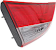 Driver Side, Inner Tail Light, With bulb(s), Halogen, Clear and Red Lens CAPA CERTIFIED