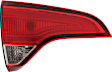 Driver Side, Inner Tail Light, with Bulb, Halogen, Clear and Red Lens, CAPA CERTIFIED