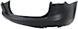 Rear, Upper Primed Bumper Cover, Sedan, CAPA Certified