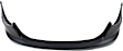 Rear, Upper Primed Bumper Cover, Sedan, CAPA Certified